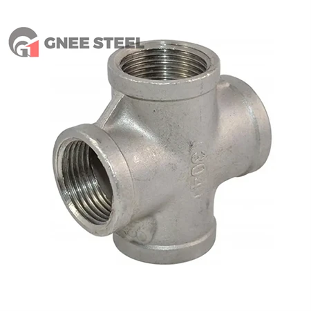 SUS 310 Four Way Stainless Steel Pipe Fitting